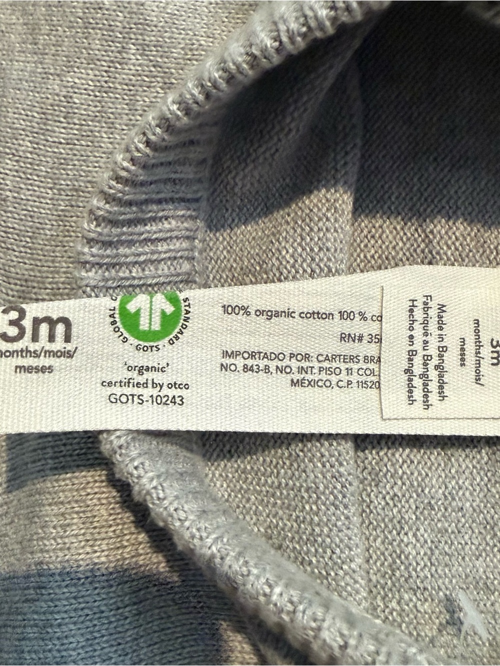Little Planet‎ by Carter’s Baby 3M Organic Cotton Snowman Sweater Pants Set NWT - Picture 9 of 10